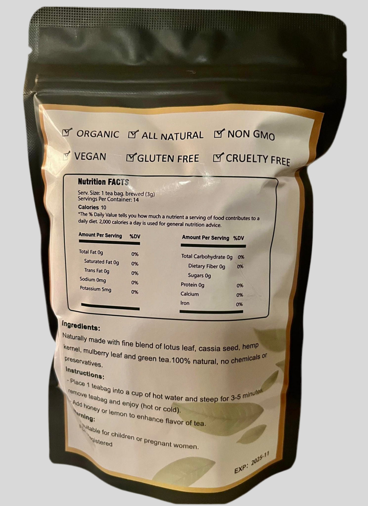 Detox diet tea